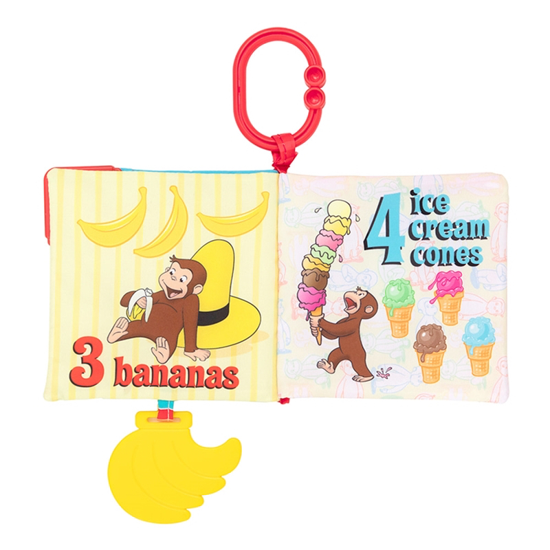 🇯🇵預訂 日本直送🇯🇵好奇的喬治嬰兒牙膠布書0m+