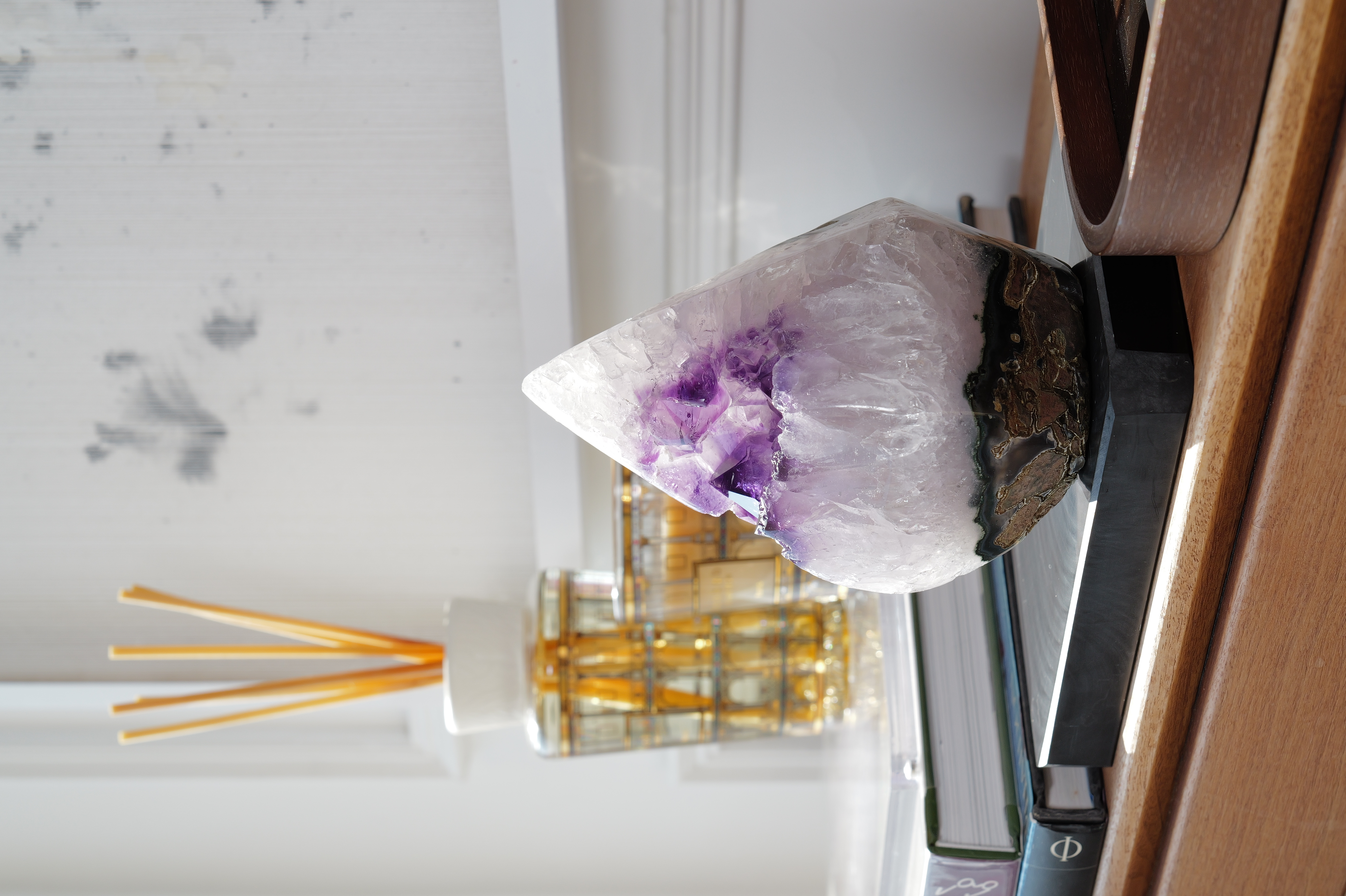 ༒ 1.6kg+ 15.6cm 紫水晶塔尖༒  AM.7033C9AGJS20-RA27*1AAM