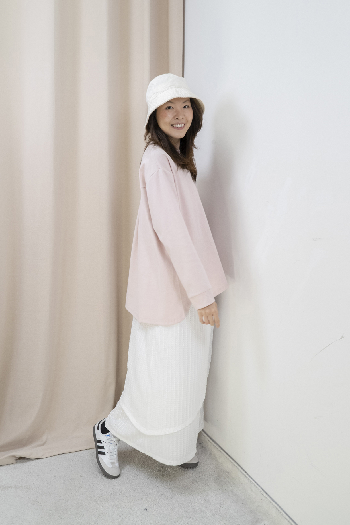 層次優雅半身裙（2色）