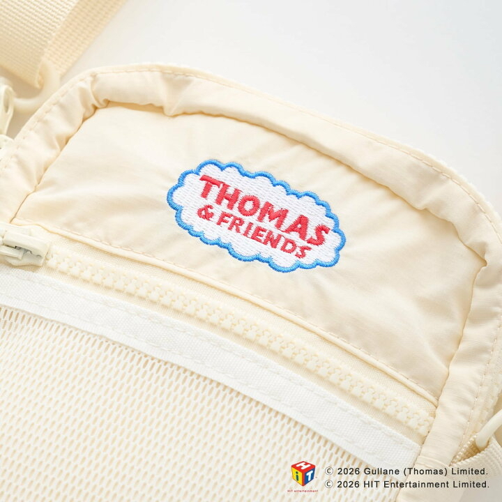 🇯🇵預訂 日本直送🇯🇵Petit Main x Thomas湯瑪士小火車系列兩色標誌刺繡單肩包
