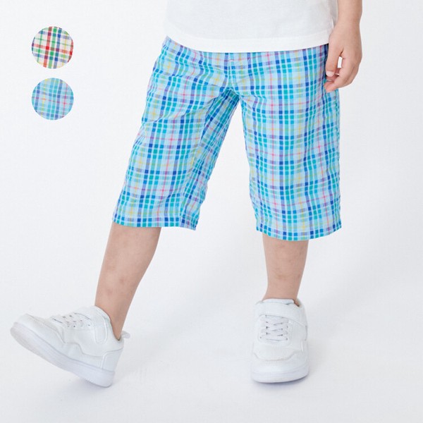🆕【⭐訂購⭐】 🇯🇵日本直送🌀凹凸格紋 清爽 及膝短褲［2款選］🌀[ELCA-0054][260407]