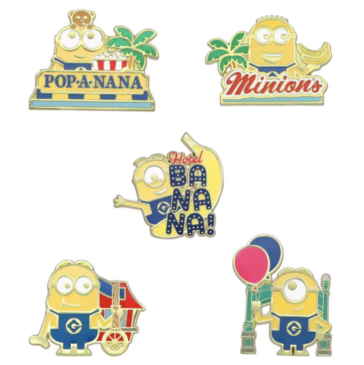 Minion Collectible Pin Badges (10 types in total)