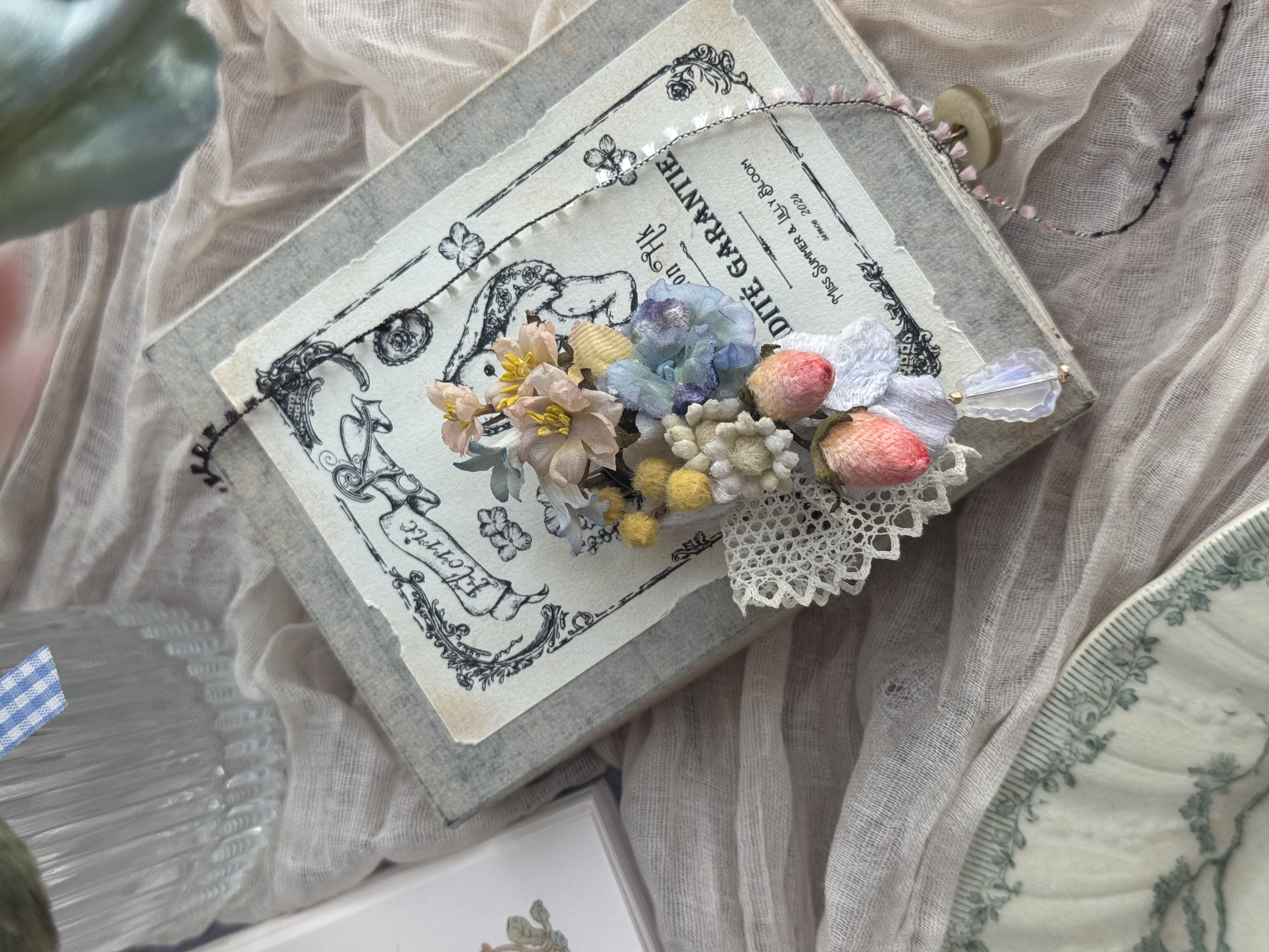 Spring garden - 春日繁花胸針/髪夾