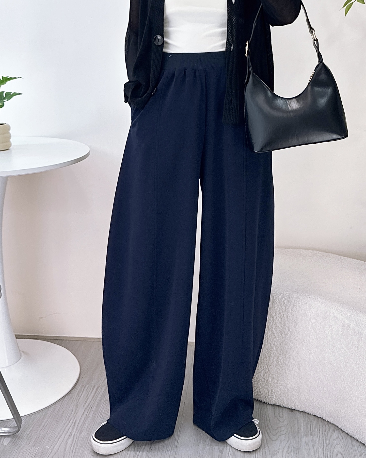 純棉免燙垂感休閒褲 3色