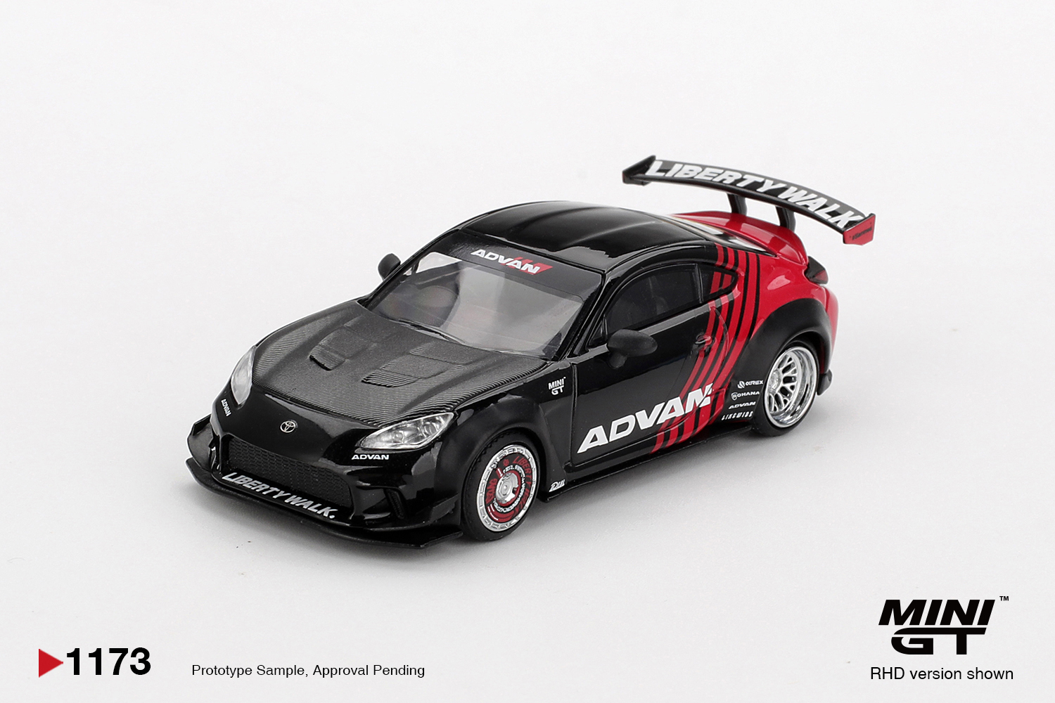 Mini GT 1/64 Toyota GR86 LB★Nation Advan - MGT01173-BL