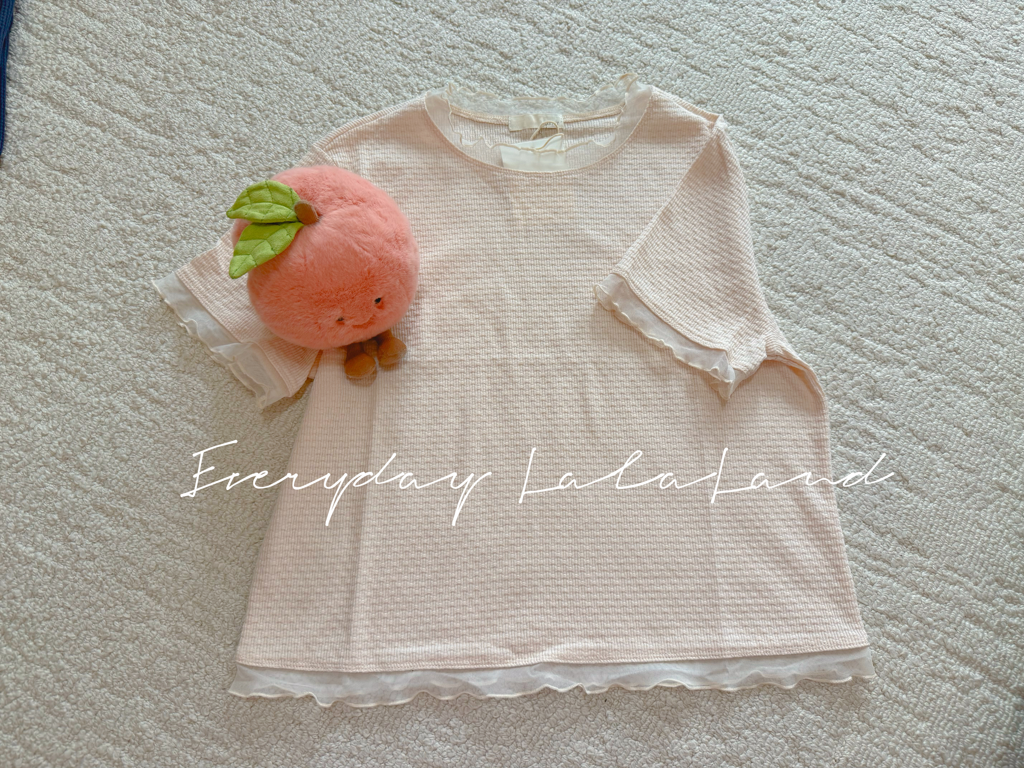 ❥ New arrival 。滿天星網紗上衣 。