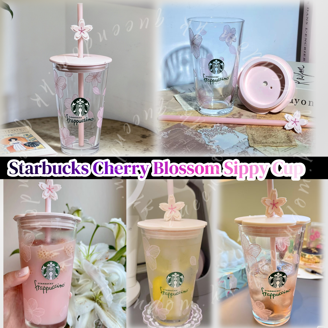 Starbucks Cherry Blossom Sippy Cup 櫻花飲管杯