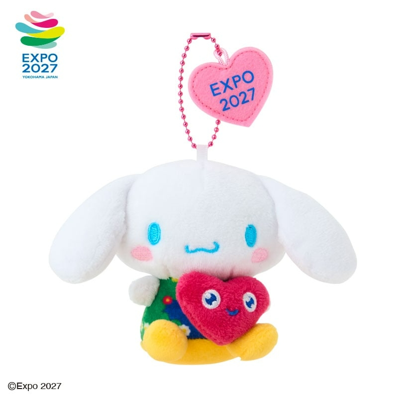 🌸 【預訂】Cinnamoroll 公仔掛飾 - GREEN×EXPO 2027 