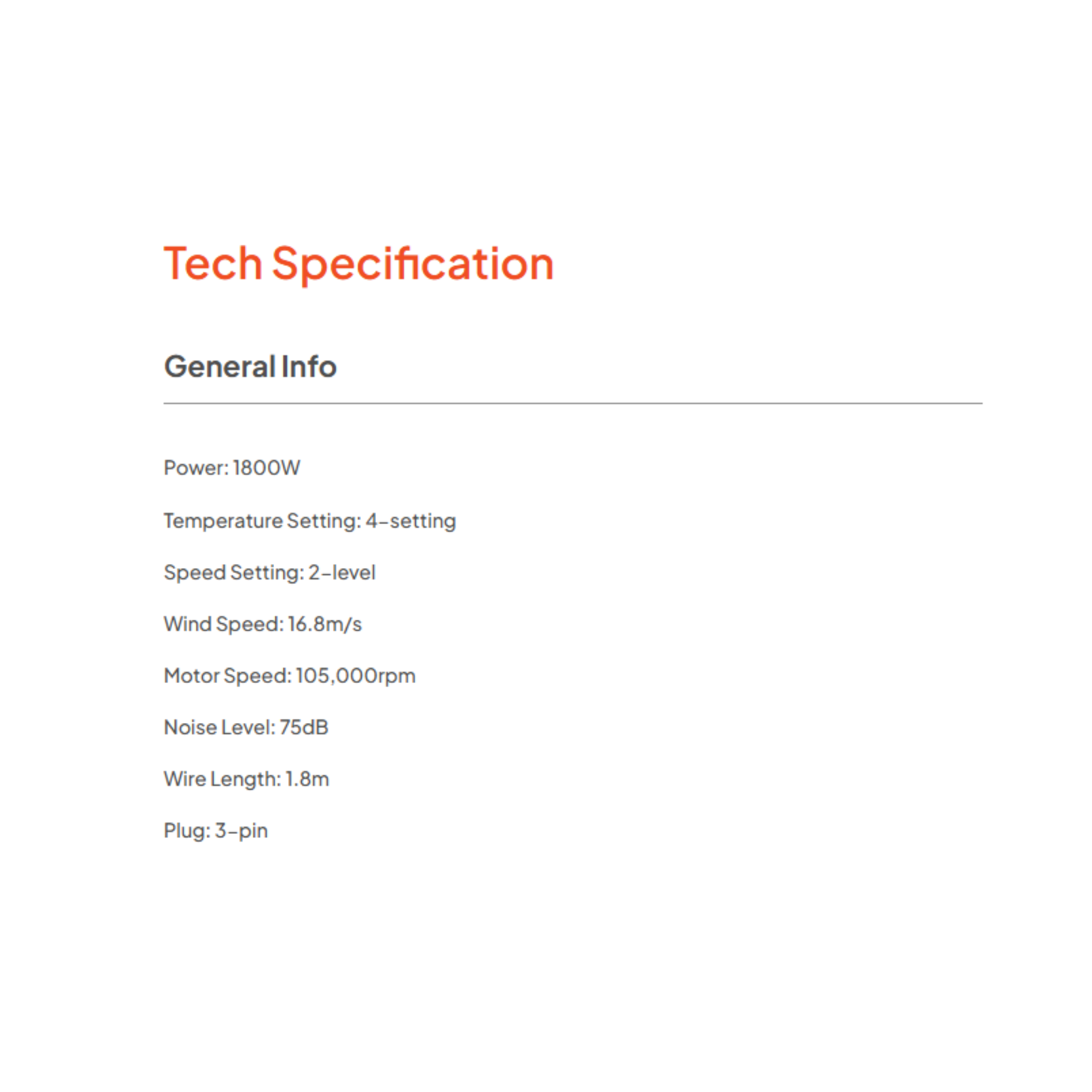 Russell Taylors High Speed Hair Dryer (HD3)