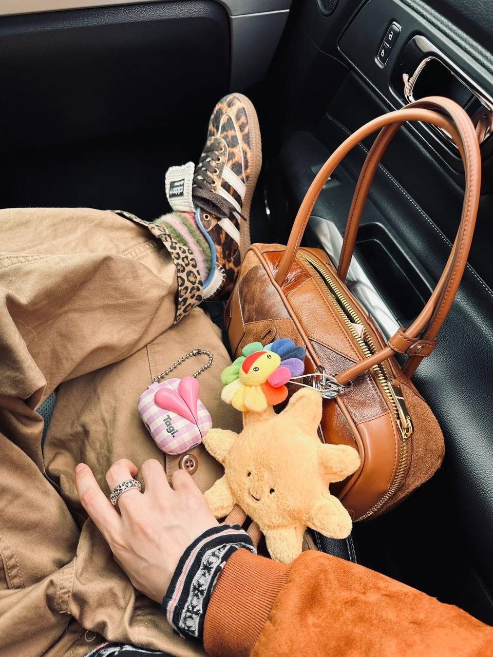 Miu Miu Patchwork Leather Shoulder Bag