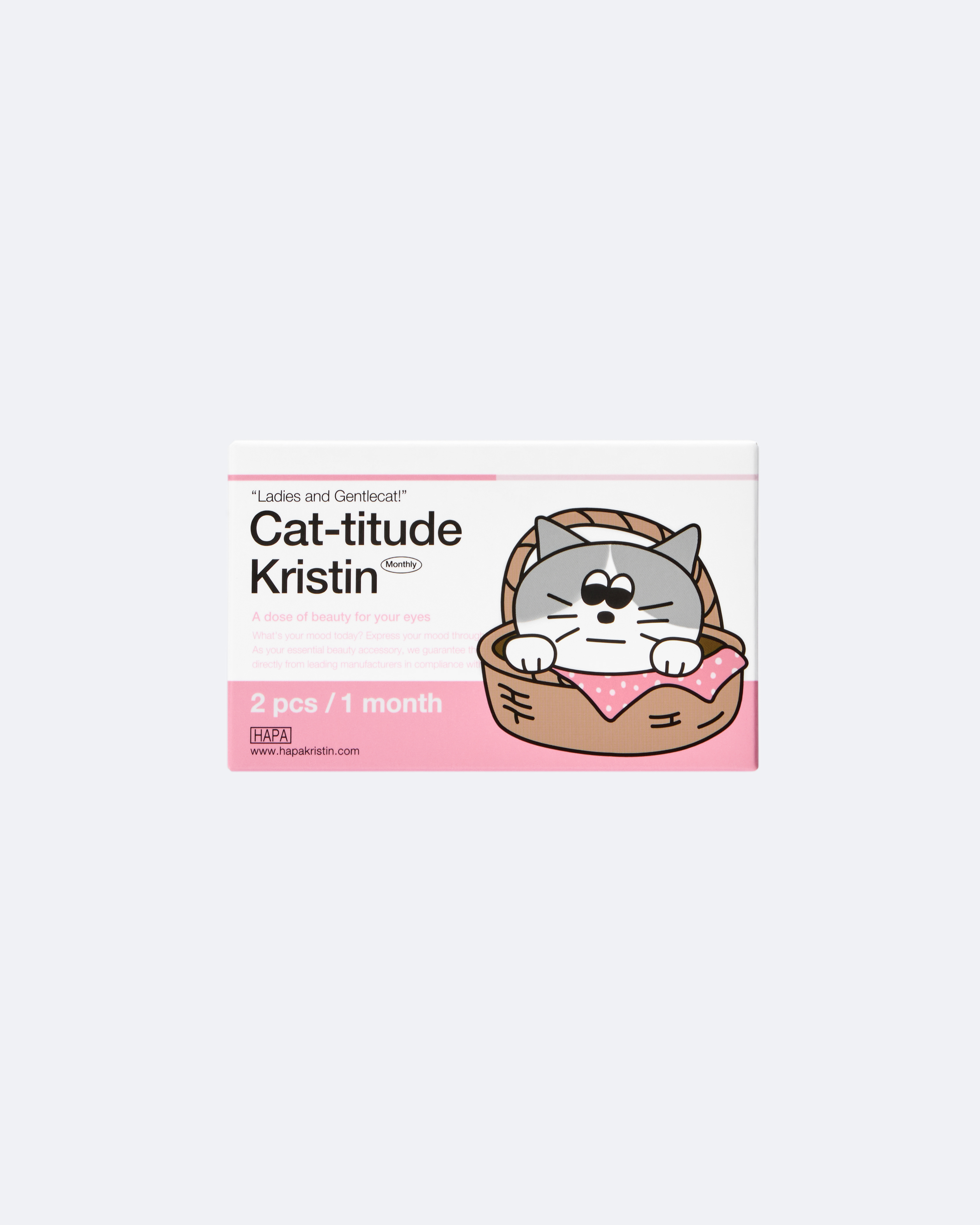 Hapa Kristin - Cat-titude Kristin Sapphire Gray (1month/2P)