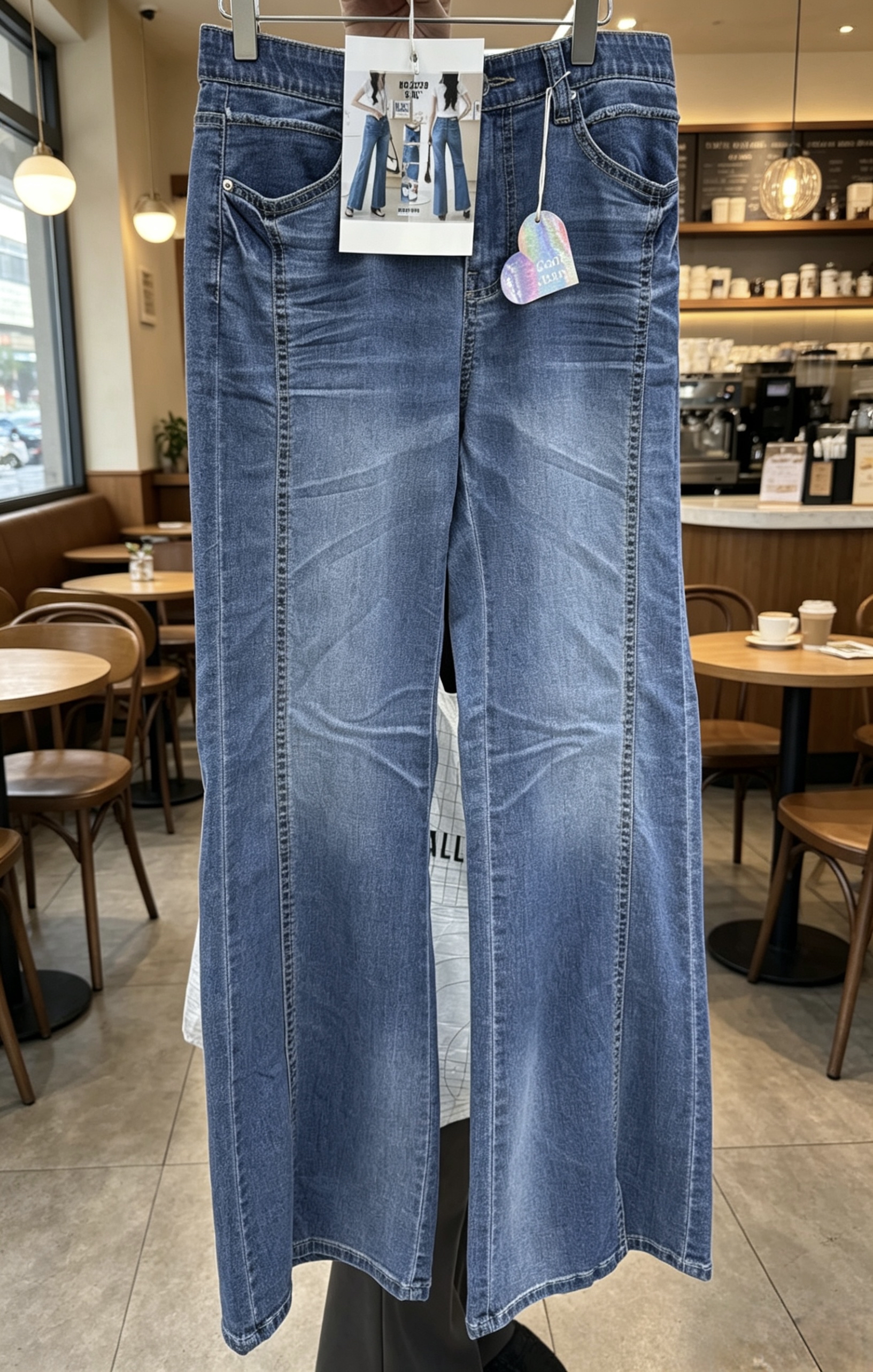 V 牌前叉Cool Jeans