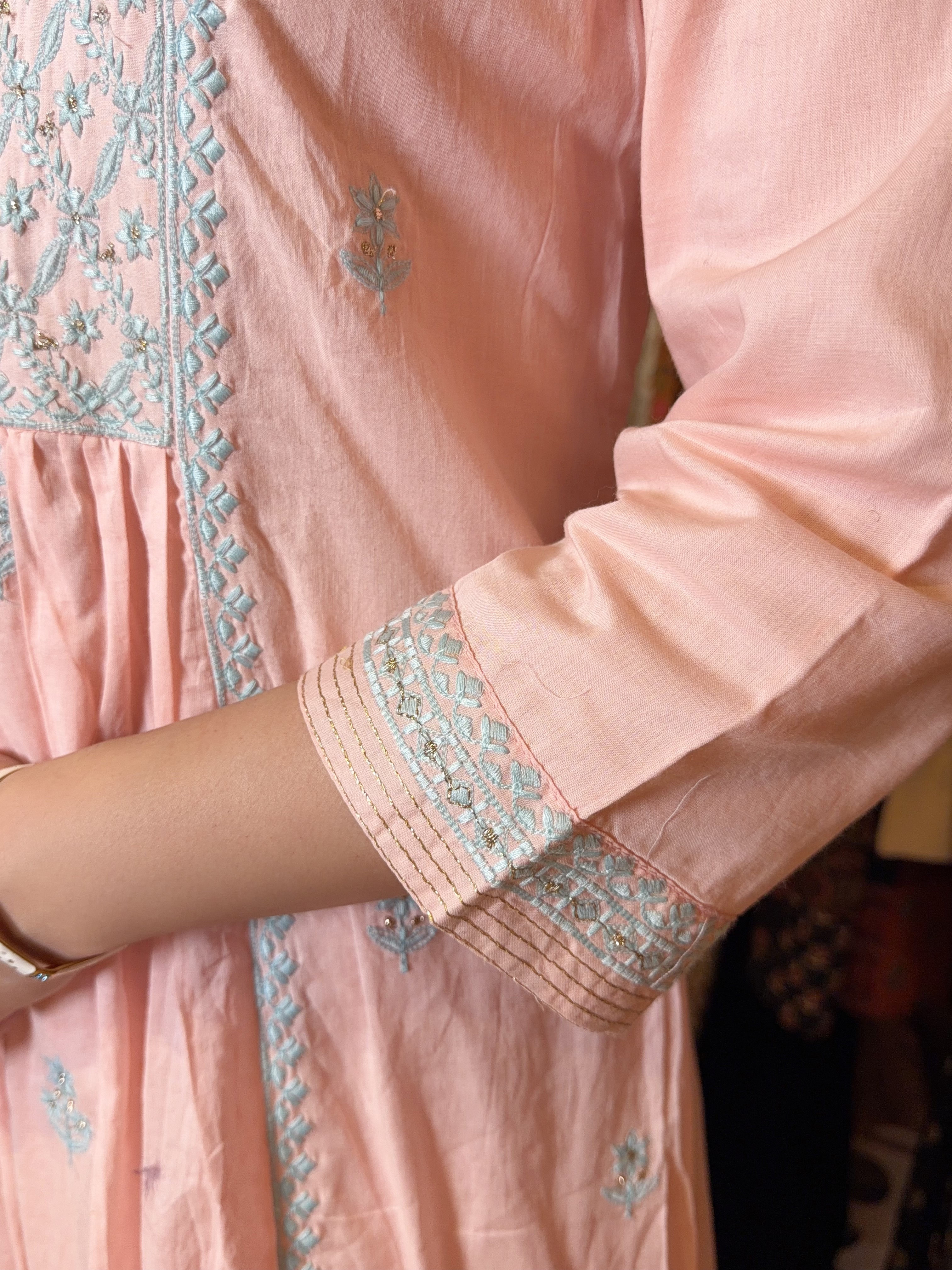 Pink X Blue Emb. OP #1107