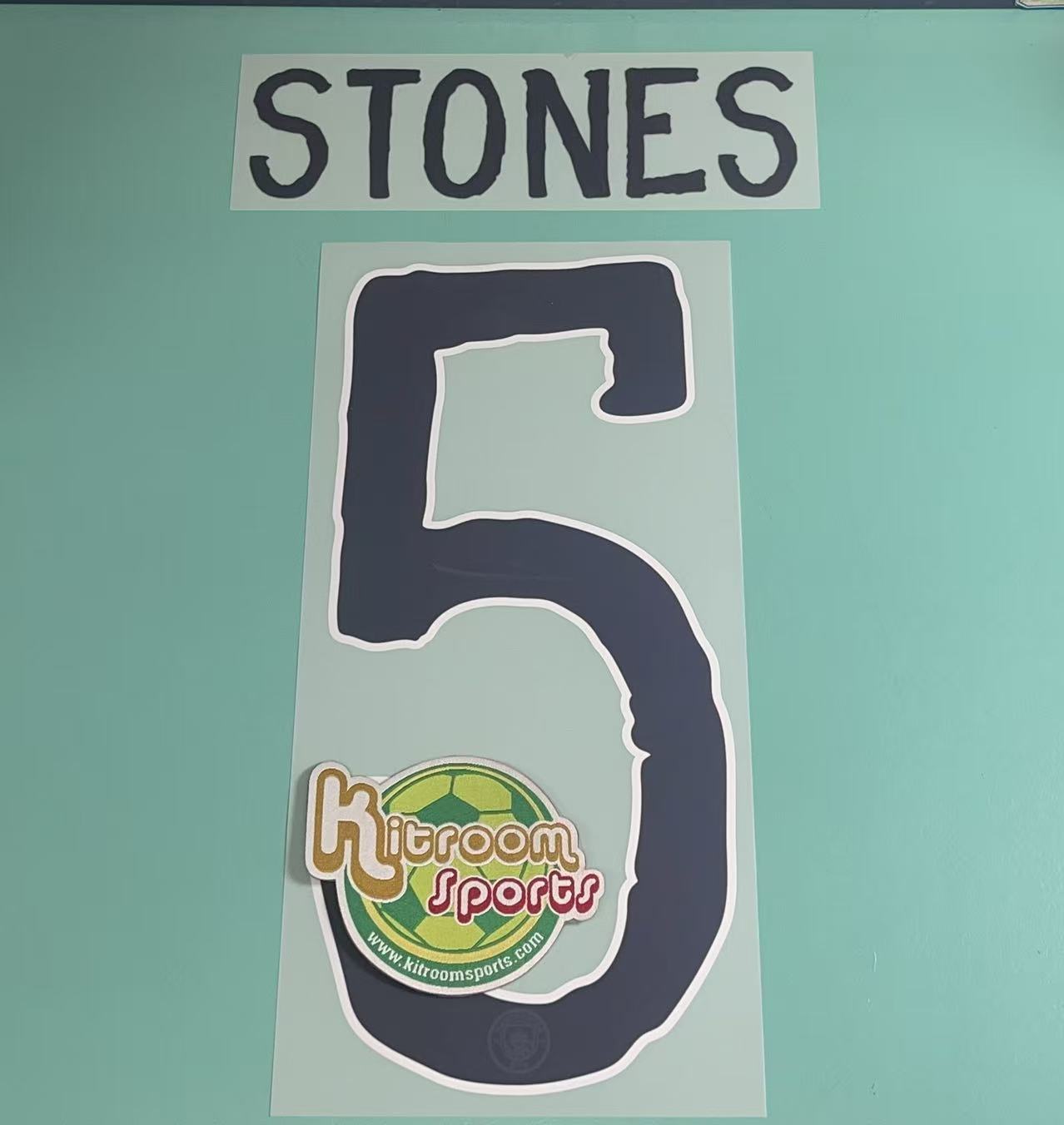 2025-26 Manchester City Home CWC Nameset #5 STONES