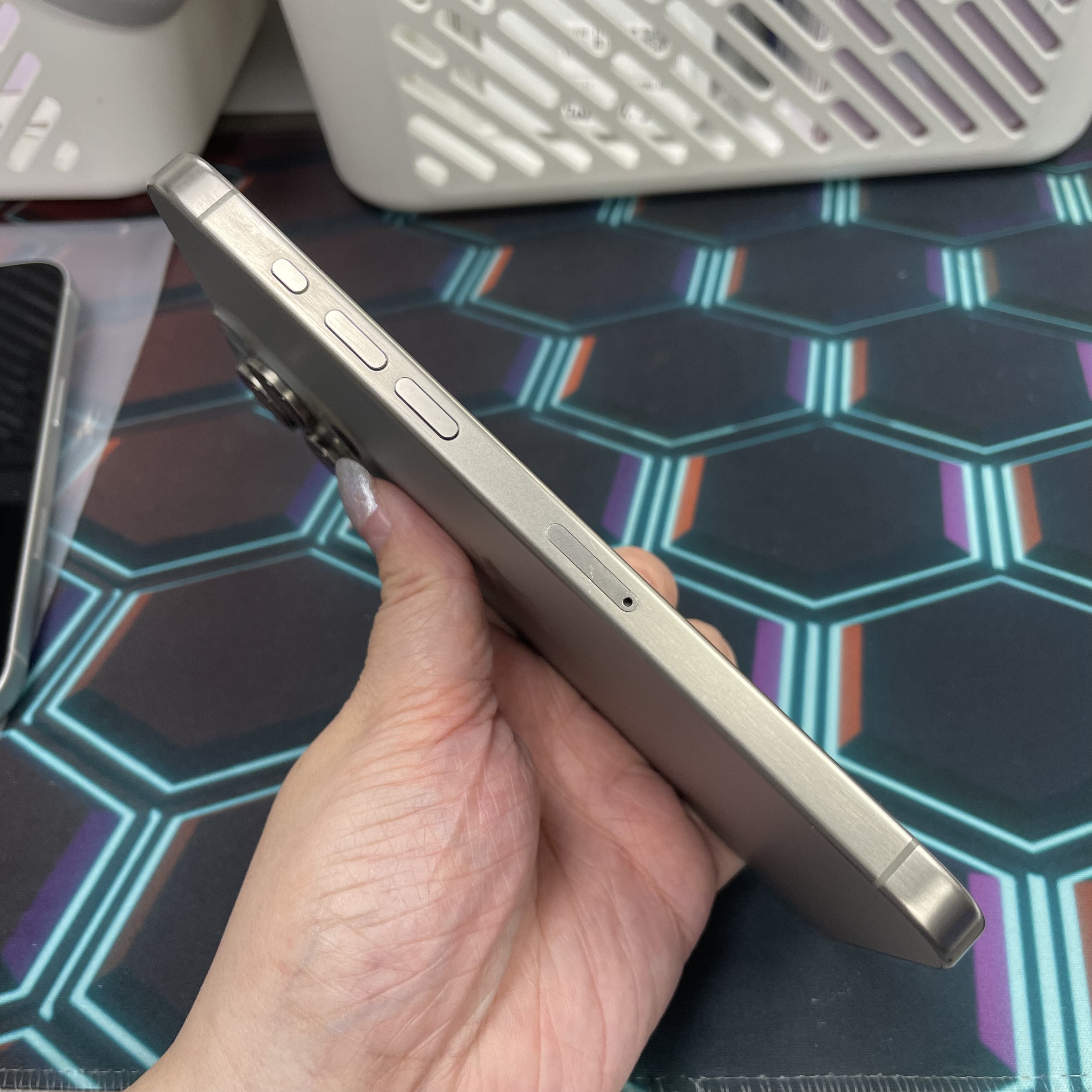 *7271 15 Pro max 勁靚機 512GB 電77 原色 gray