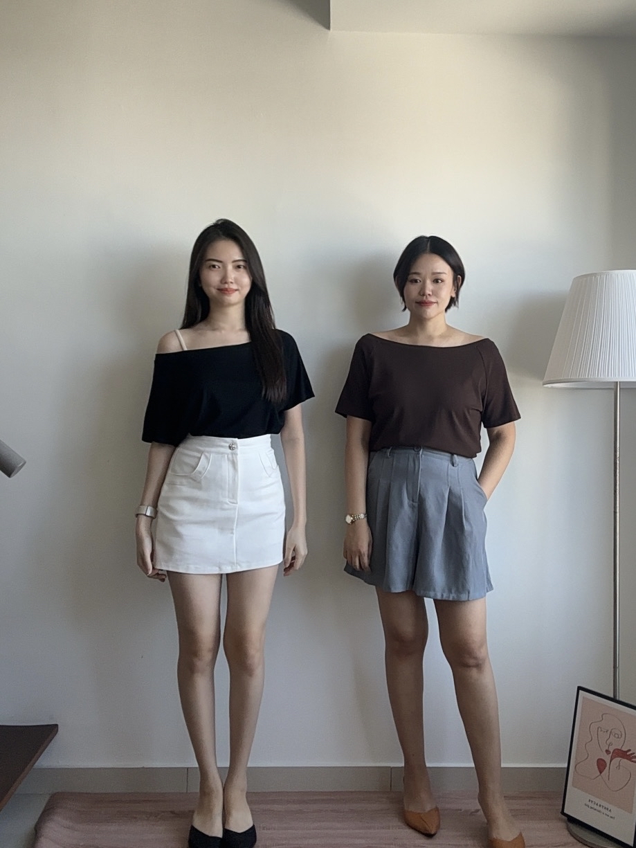 T4368 Short Sleeve Boat Neck Top - 3 Colors 