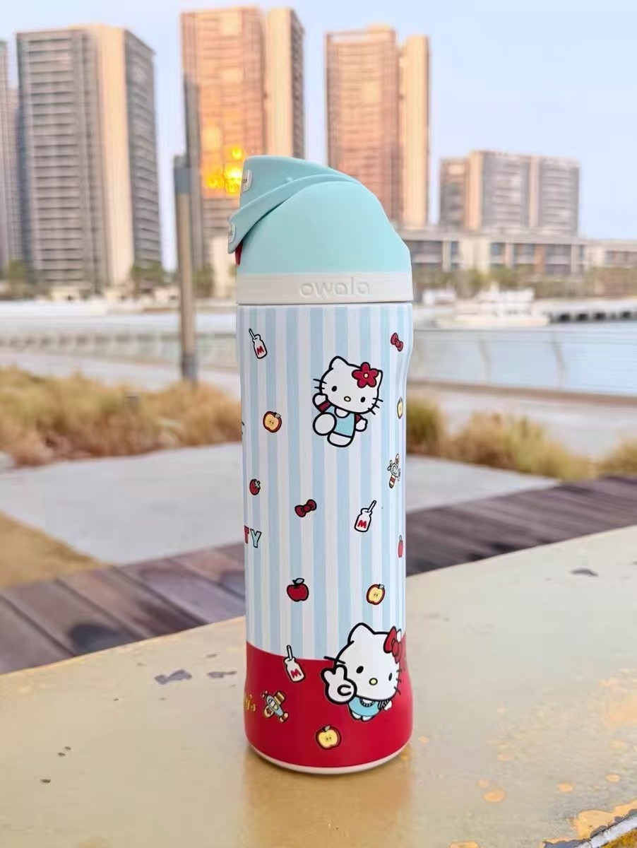 🥤Owala × Hello Kitty FreeSip Bottle 聯名保溫水樽✨