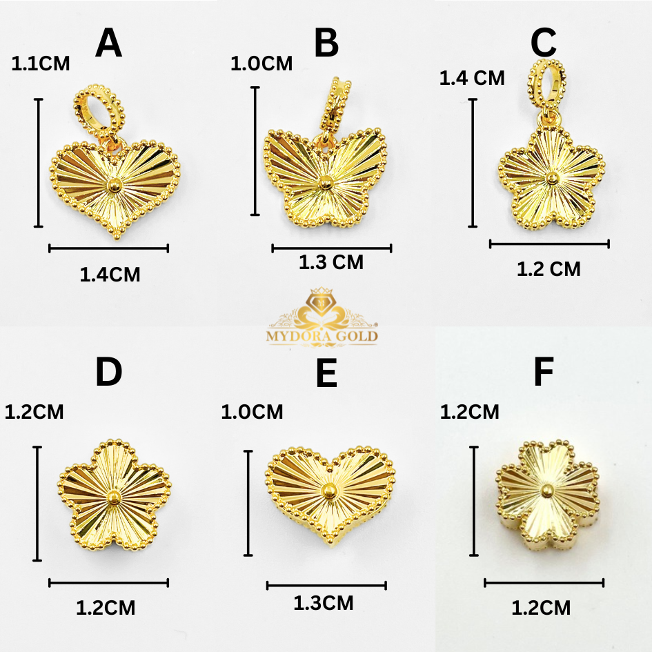 MYDORA Charm Bead The Radiant Collection (5G) l EMAS 916/22K