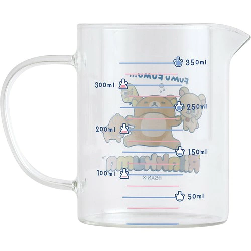 鬆弛熊日版 實驗室系列 燒杯型玻璃杯 (全1款)
