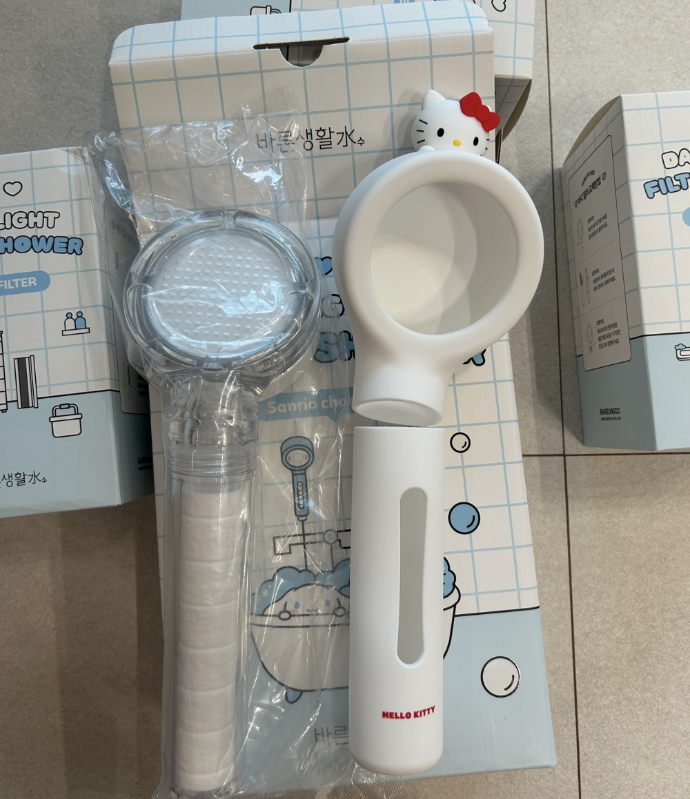 韓國 Bareunsoo X Sanrio 乘聯 Kitty / 玉桂狗 淨水增壓 濾芯花灑頭 