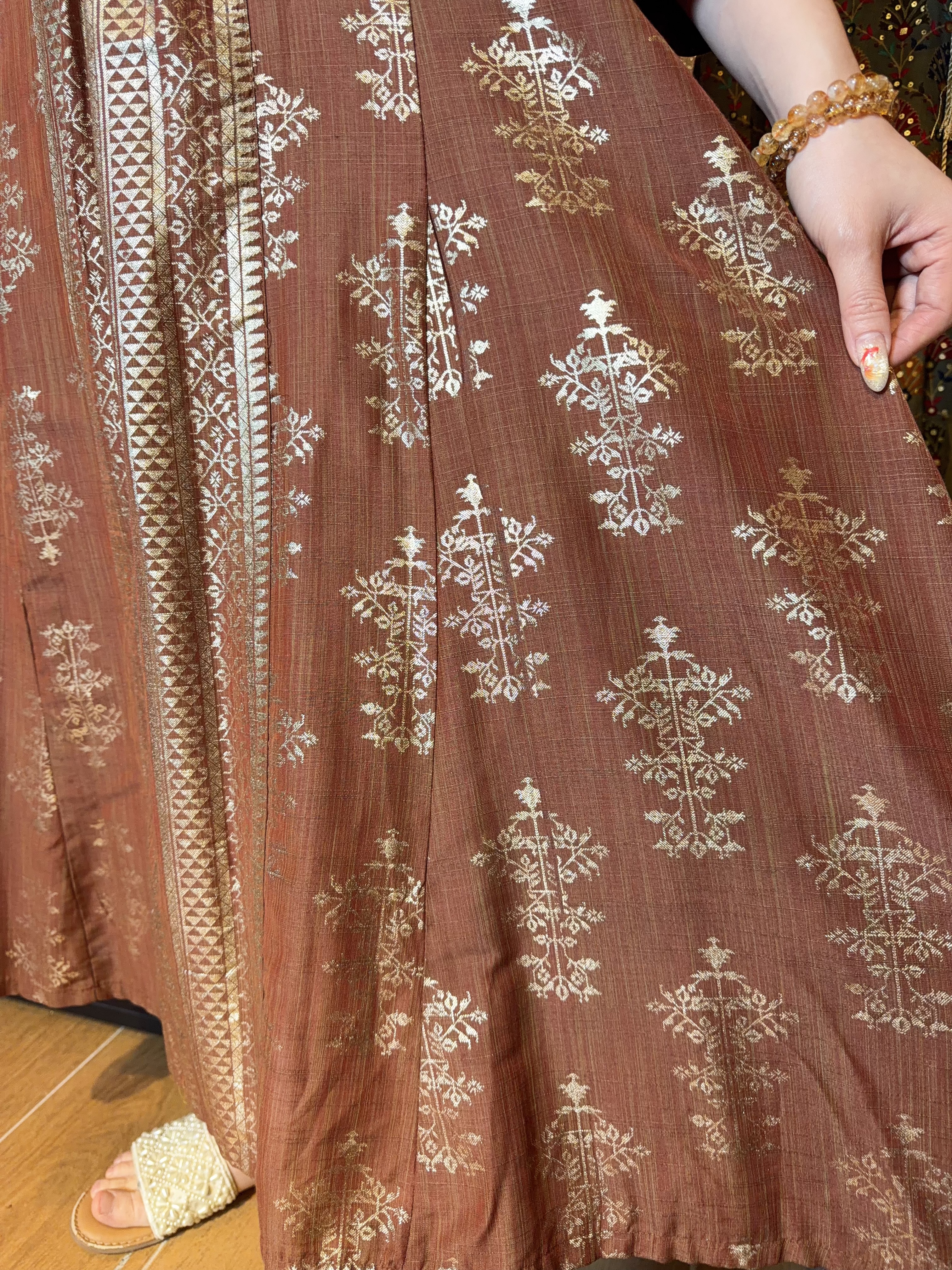 Orange X Choco Tone A-Line Foil Stamping OP47" #1412