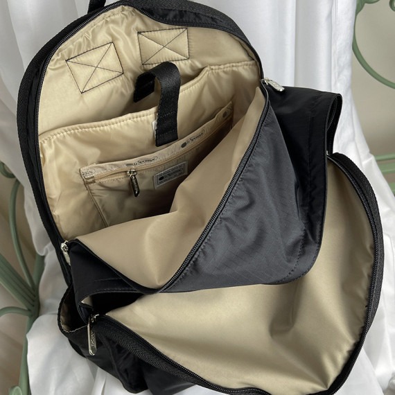 【BB00290】日本限定版LeSportsac 復古經典款黑色背囊