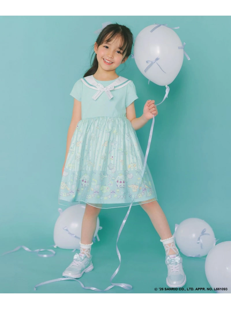 🆕【⭐訂購⭐】 🇯🇵日本直送 🌀#Cinnamoroll x ANY KIDS 2way 水手領連身裙［2款選］🌀[ELCA-0088]