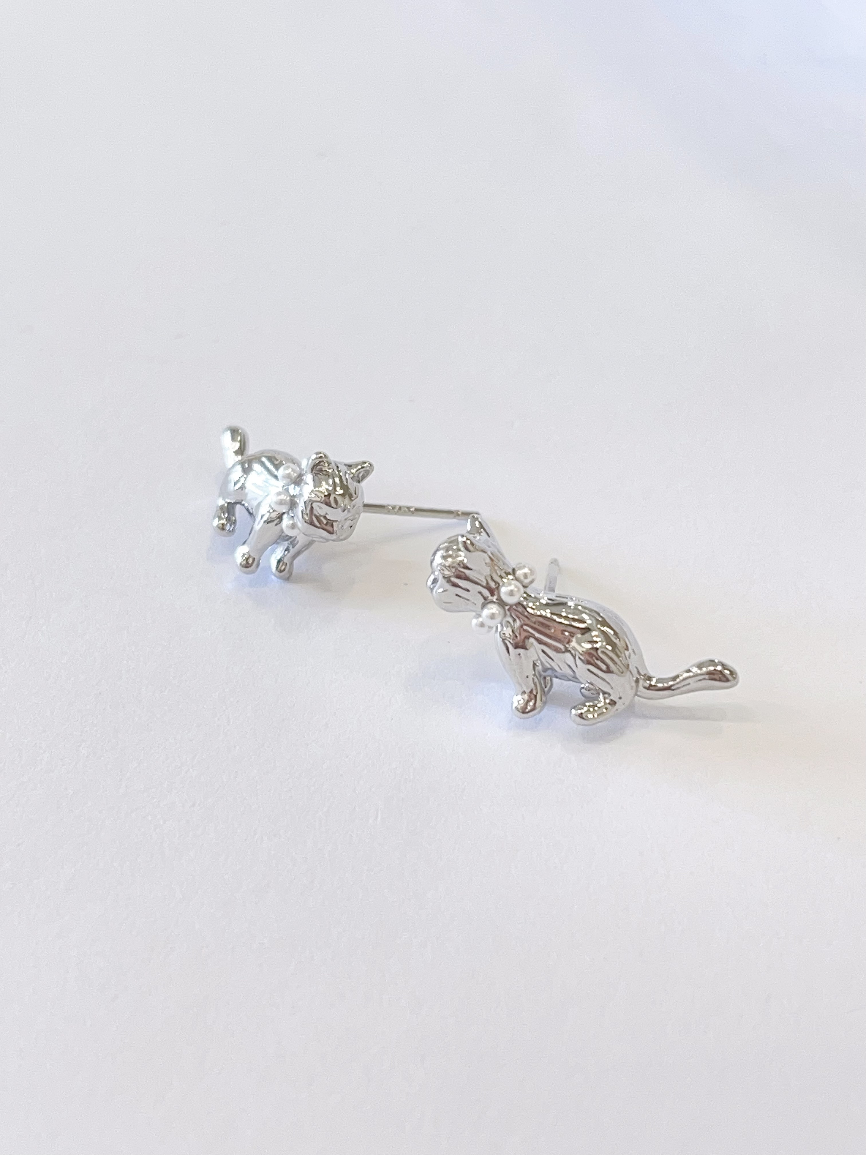 甜酷文艺小猫咪耳环