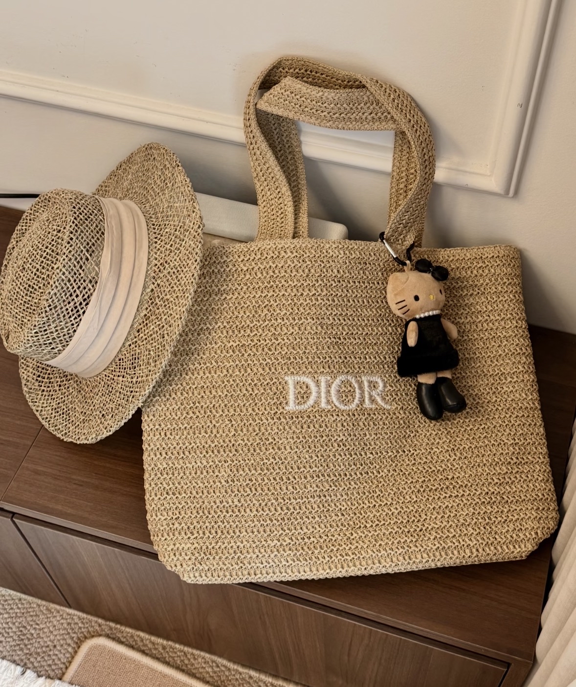 Dior Beauty編織草袋