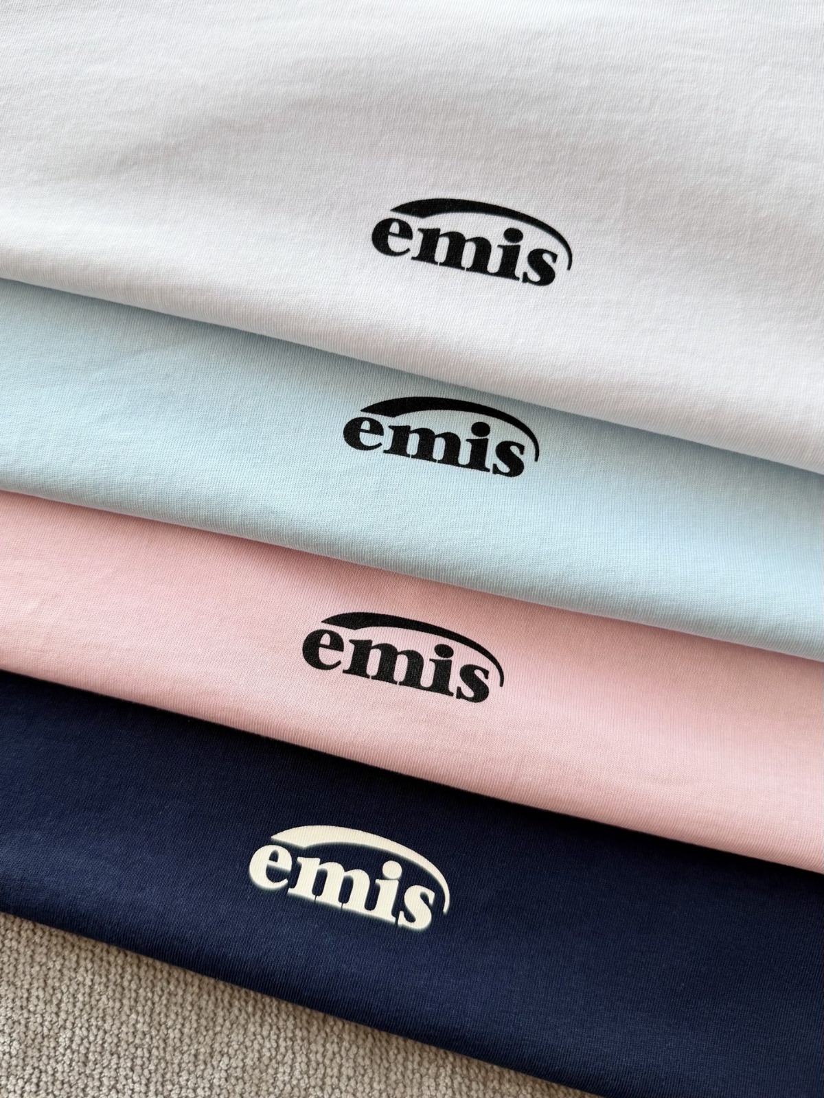 韓國🇰🇷 emis 簡約字母印花短袖Tee 