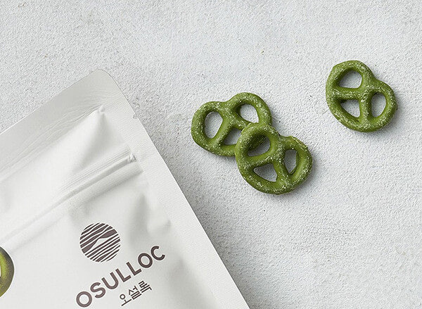 韓國 OSULLOC 香濃抹茶 脆皮蝴蝶餅 70g / 包｜Matcha Pretzel
