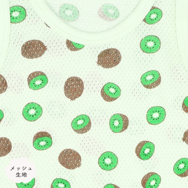 🇯🇵預訂 日本直送🇯🇵清爽材質水果滿印網眼背心包屁衣三件套