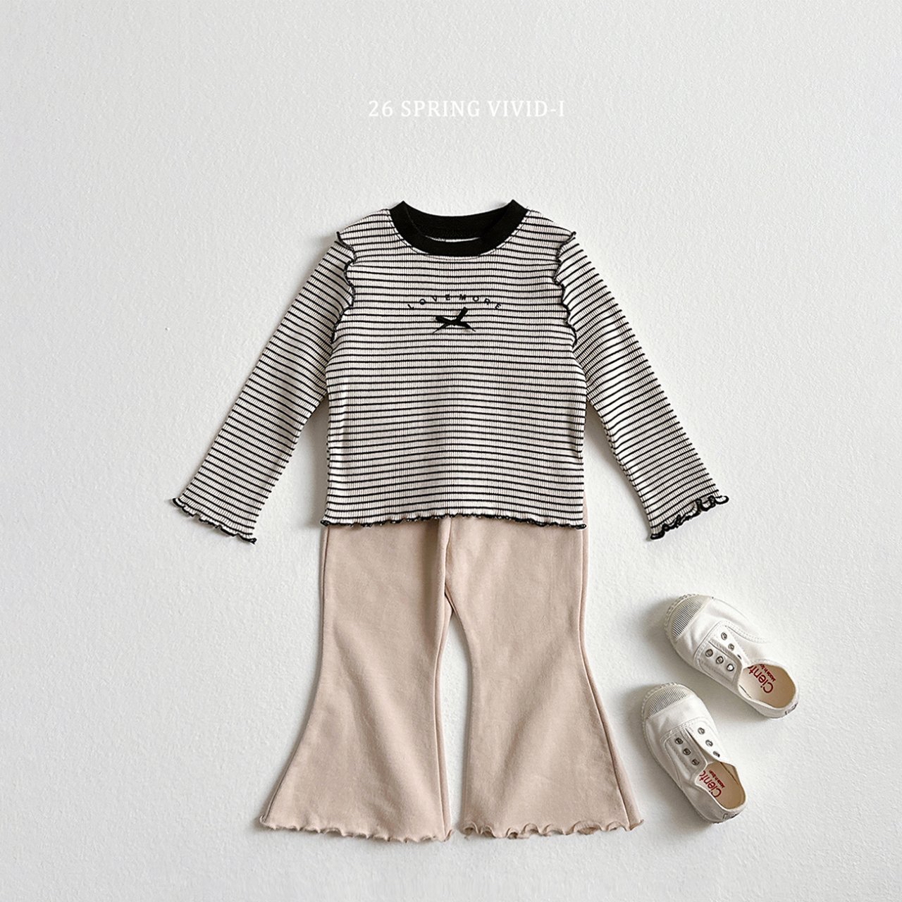 🌸預訂 韓國直送🌸🇰🇷VIVIDI三色絲帶花邊長袖上衣