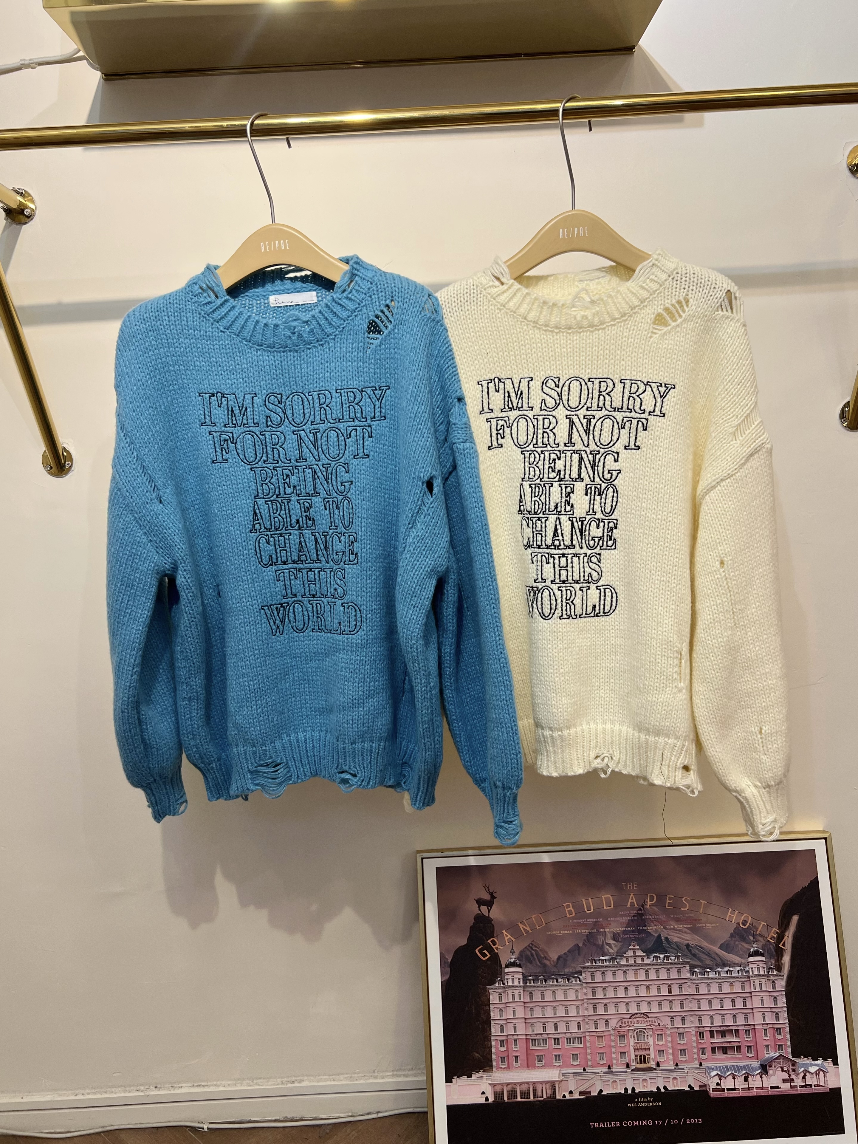 刺繡字圓領冷衫