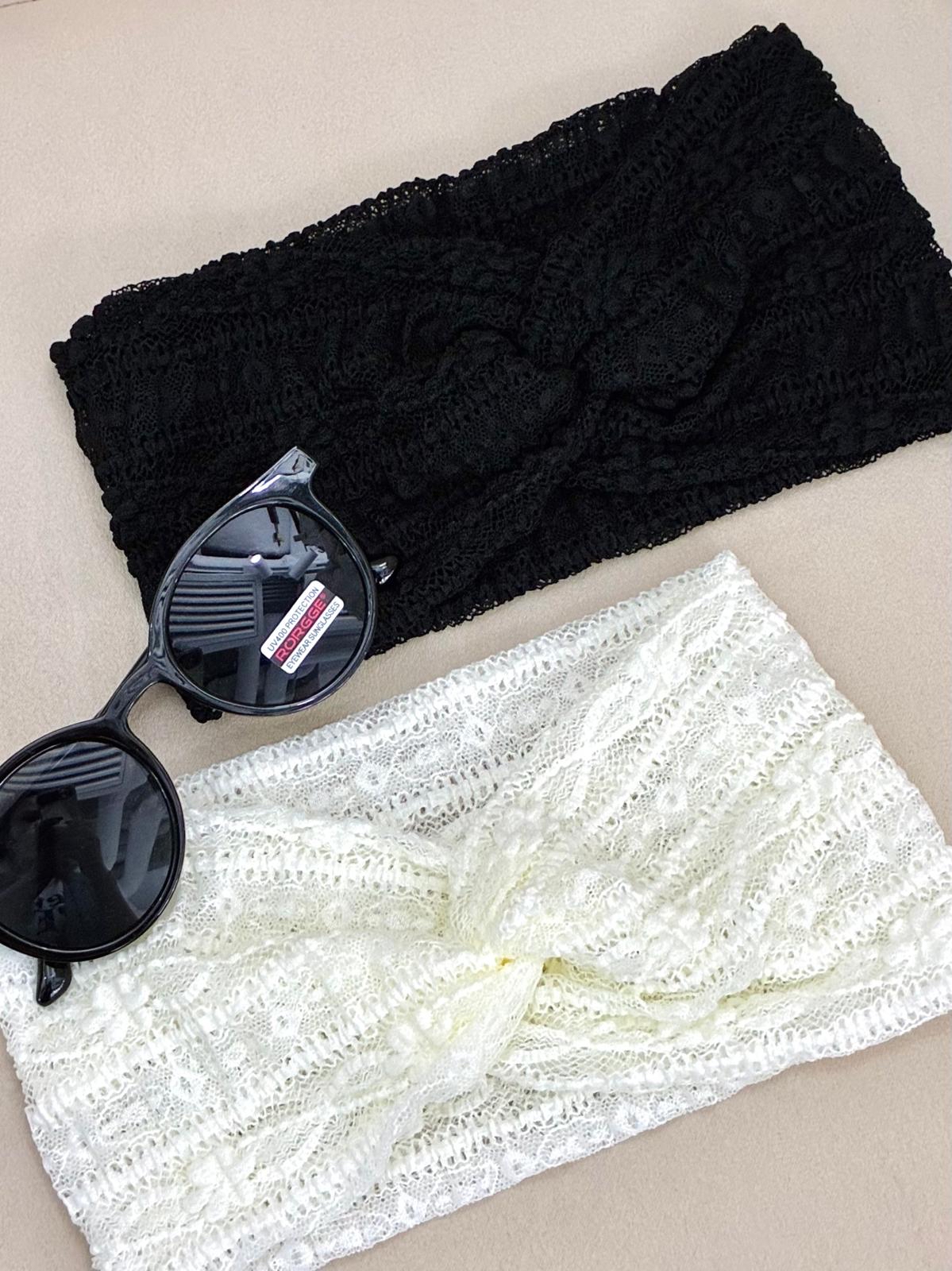 J69 扭結Lace頭帶