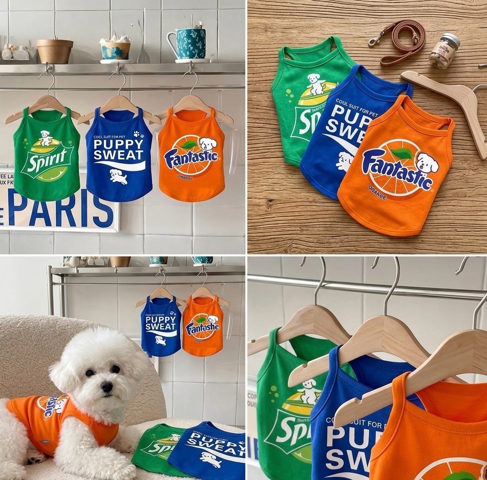 韓國🇰🇷Cooling 涼感汽水造型背心