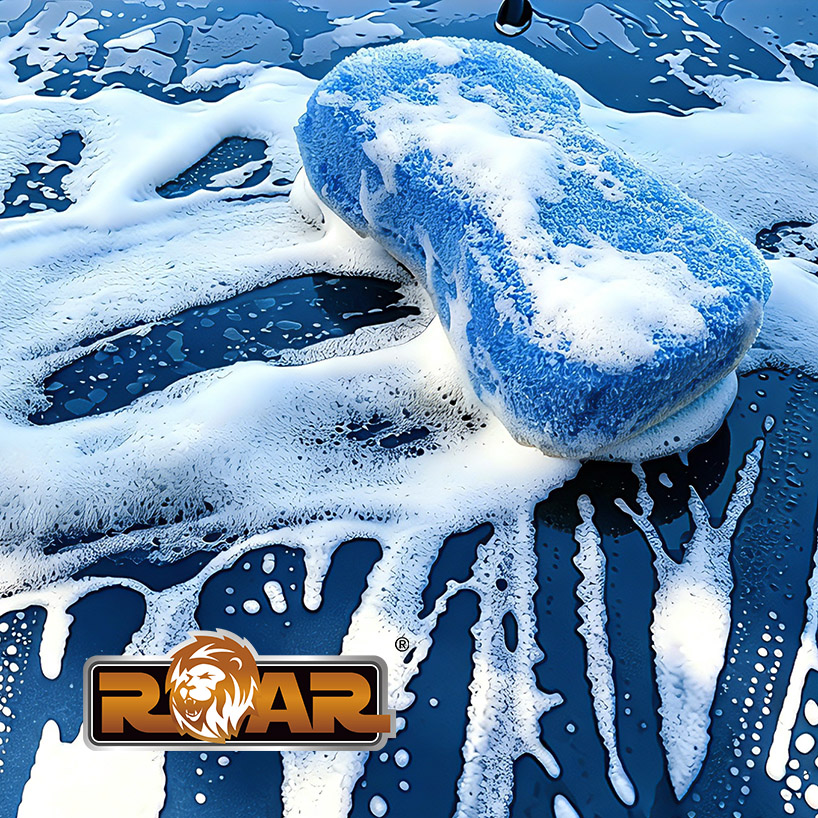 ROAR 激亮洗車組合 (洗車液/洗車海綿/大型吸水布）