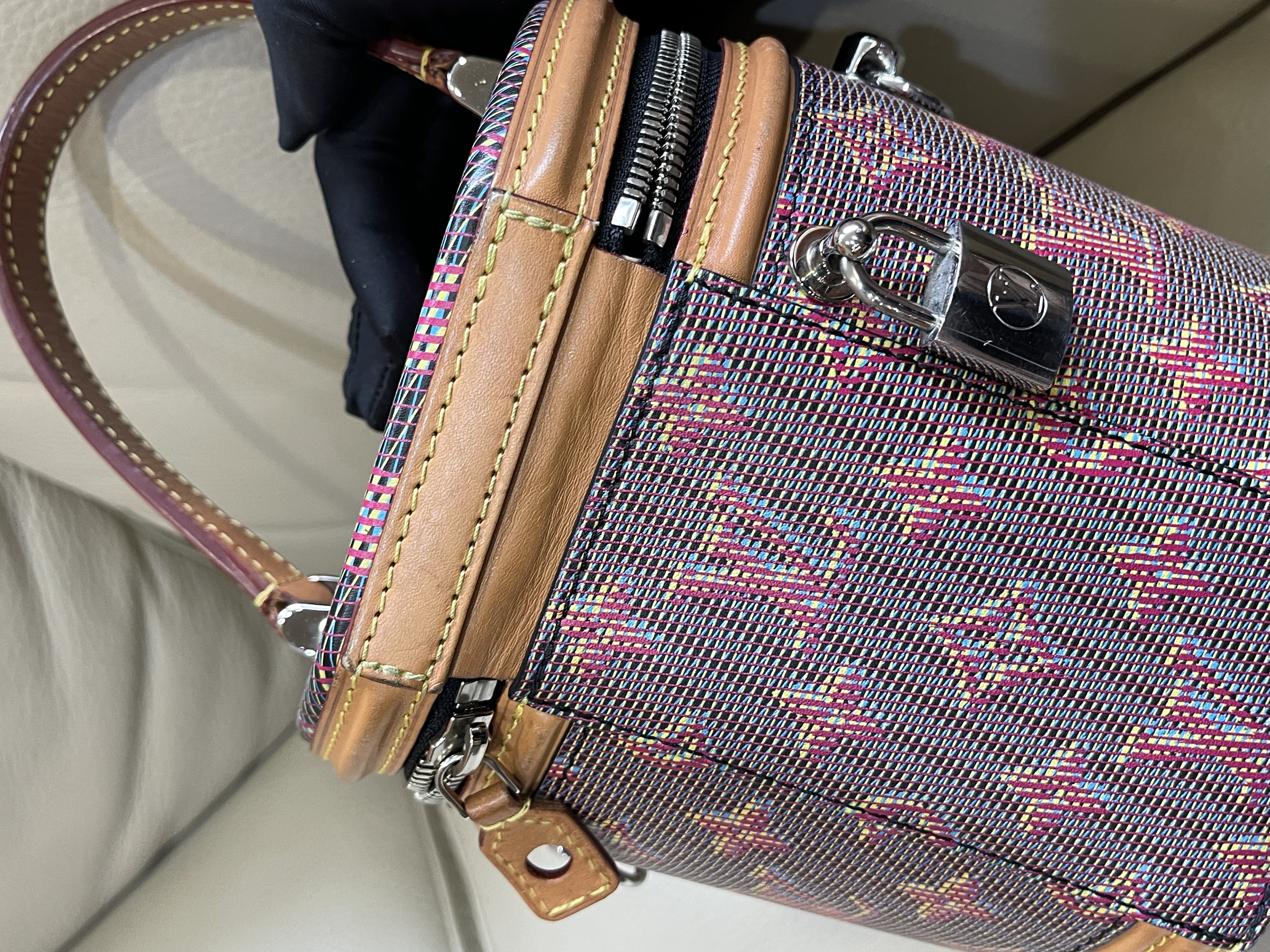 Pre-owned Louis Vuitton Pop Cannes Monogram canvas vanity bag