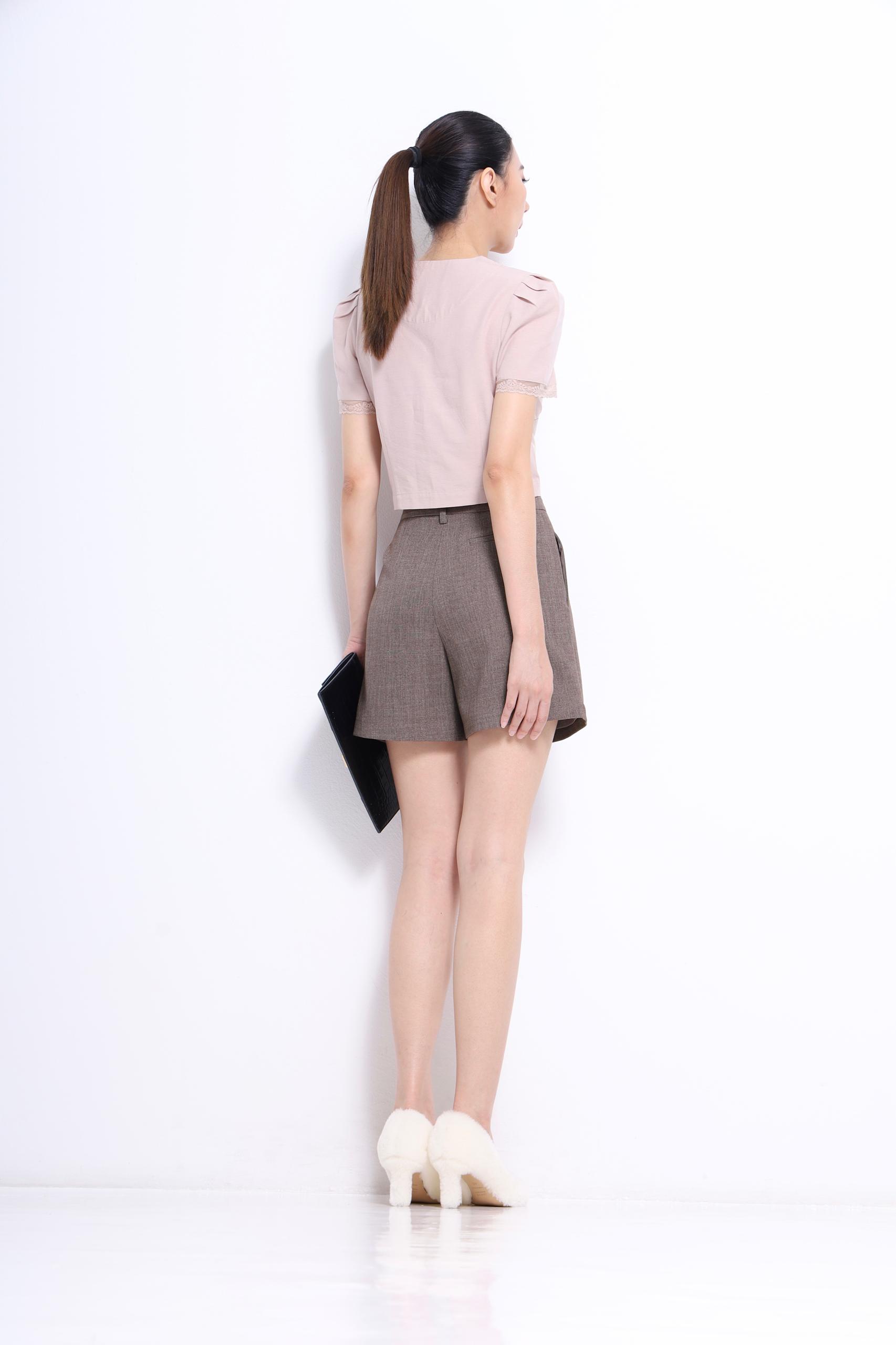 CP1651 TWEED TEXTURED STRUCTURE PANT