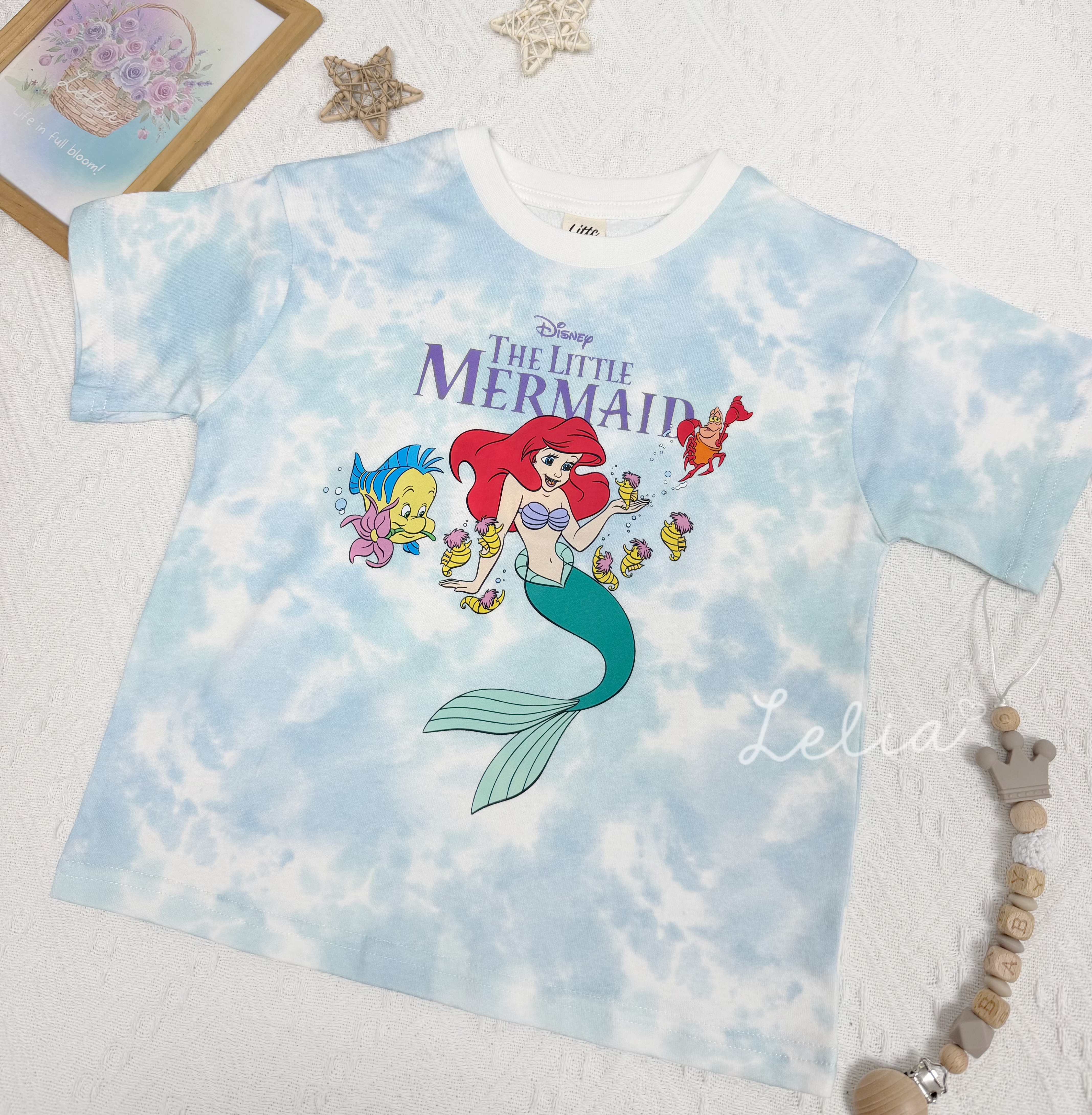 ▫️現貨▫️Littc x Disney美人魚扎染Tee