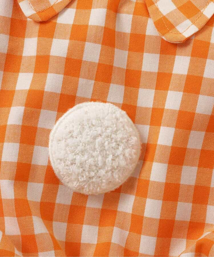 🇯🇵預訂 日本直送🇯🇵 Apres les cours 兩色立體兔耳格紋短袖上衣吊帶包屁褲套裝