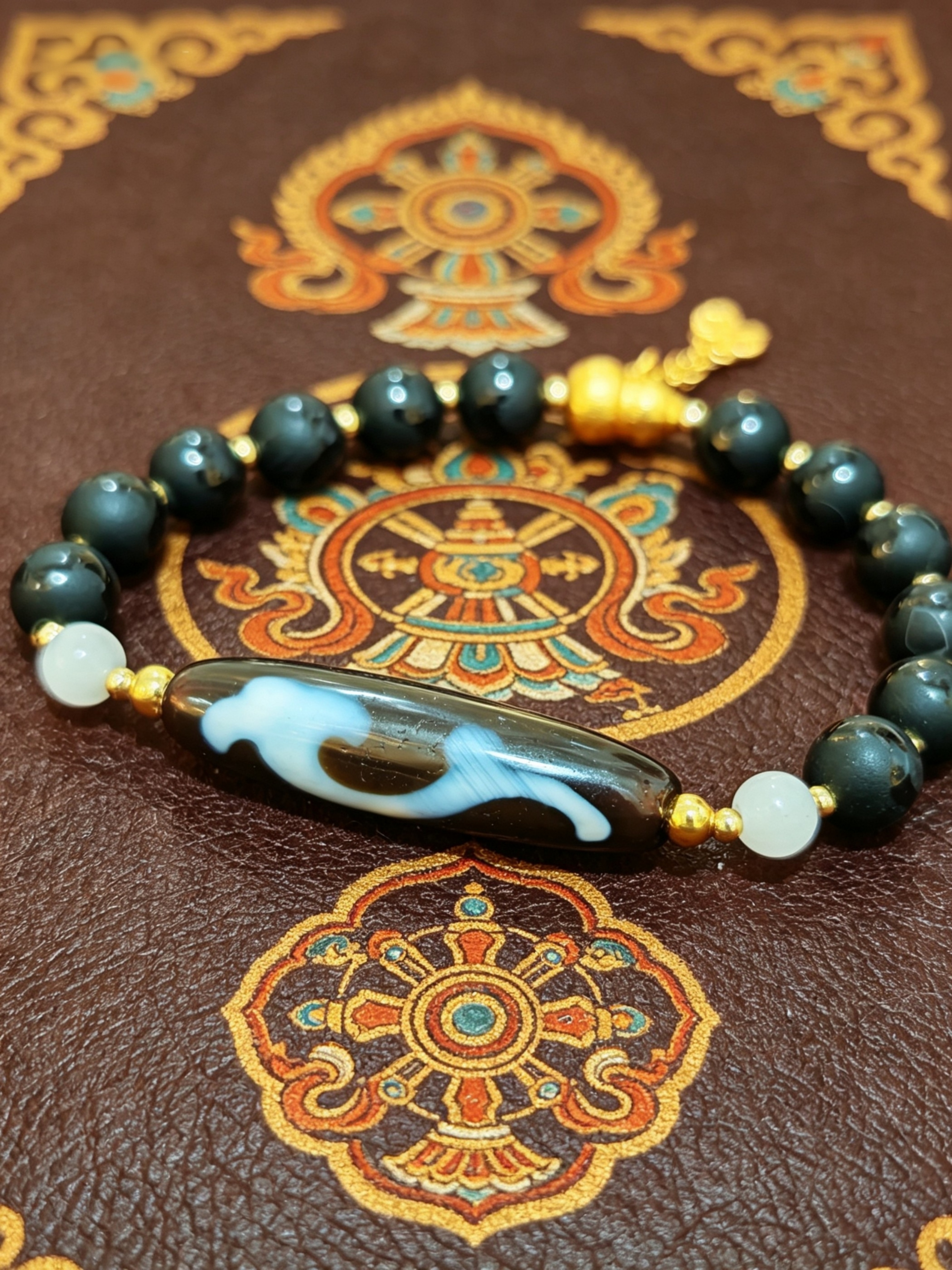 「藍沁如意天珠」26048