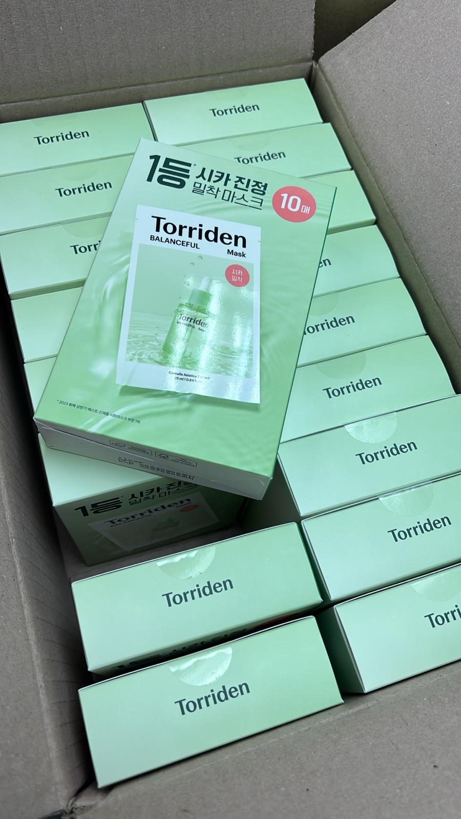 韓國 🇰🇷Torriden 積雪草鎮靜舒緩保濕面膜(1盒10片).  ✅ 現貨 ✅ ‼️ 售完即止‼️