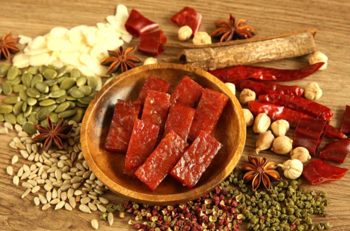 台灣直送 玖食柒食堂椒麻堅果豬肉乾