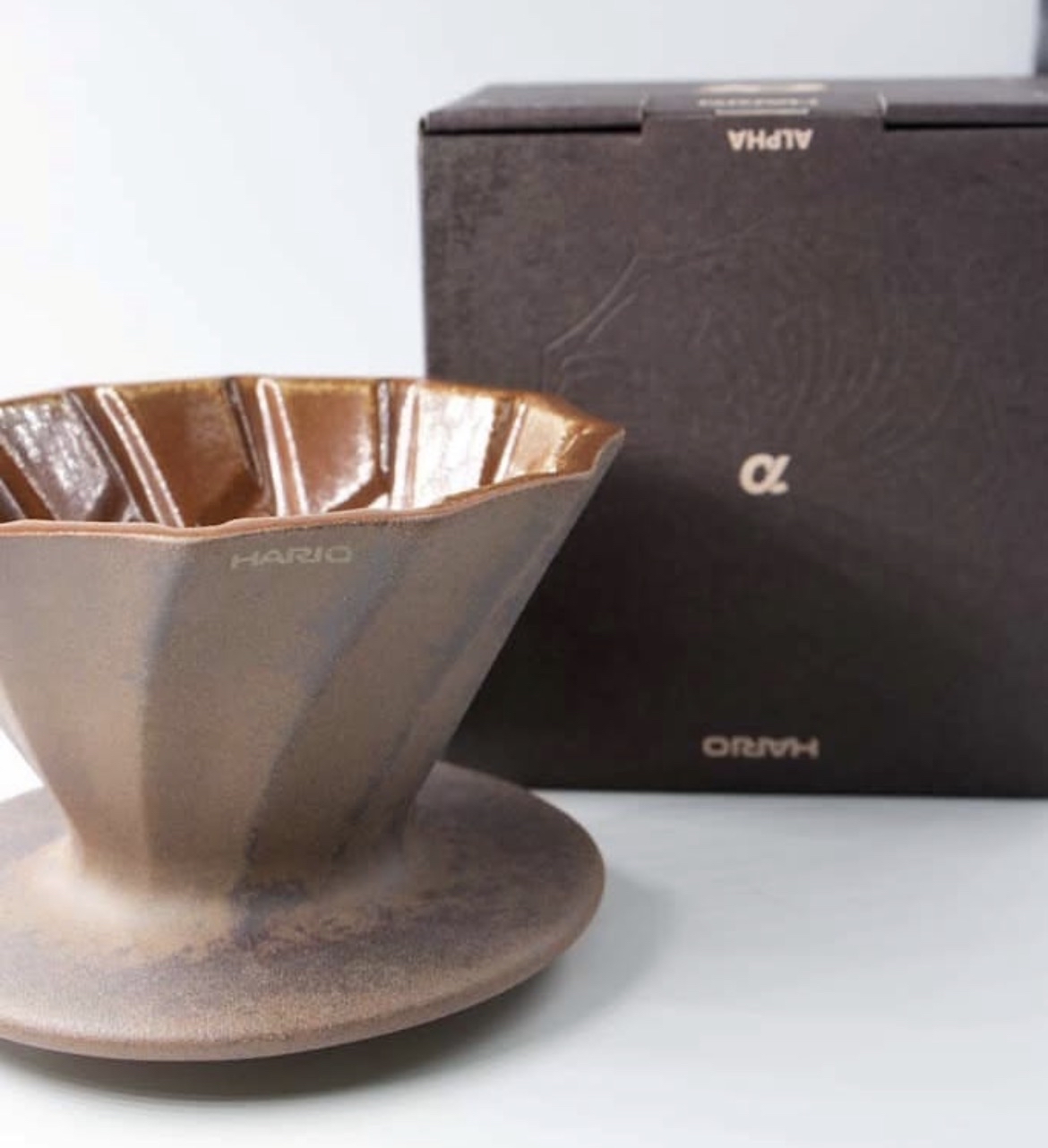 HARIO 阿爾法老岩泥濾杯 | Alpha Old Rock Clay Dripper V01