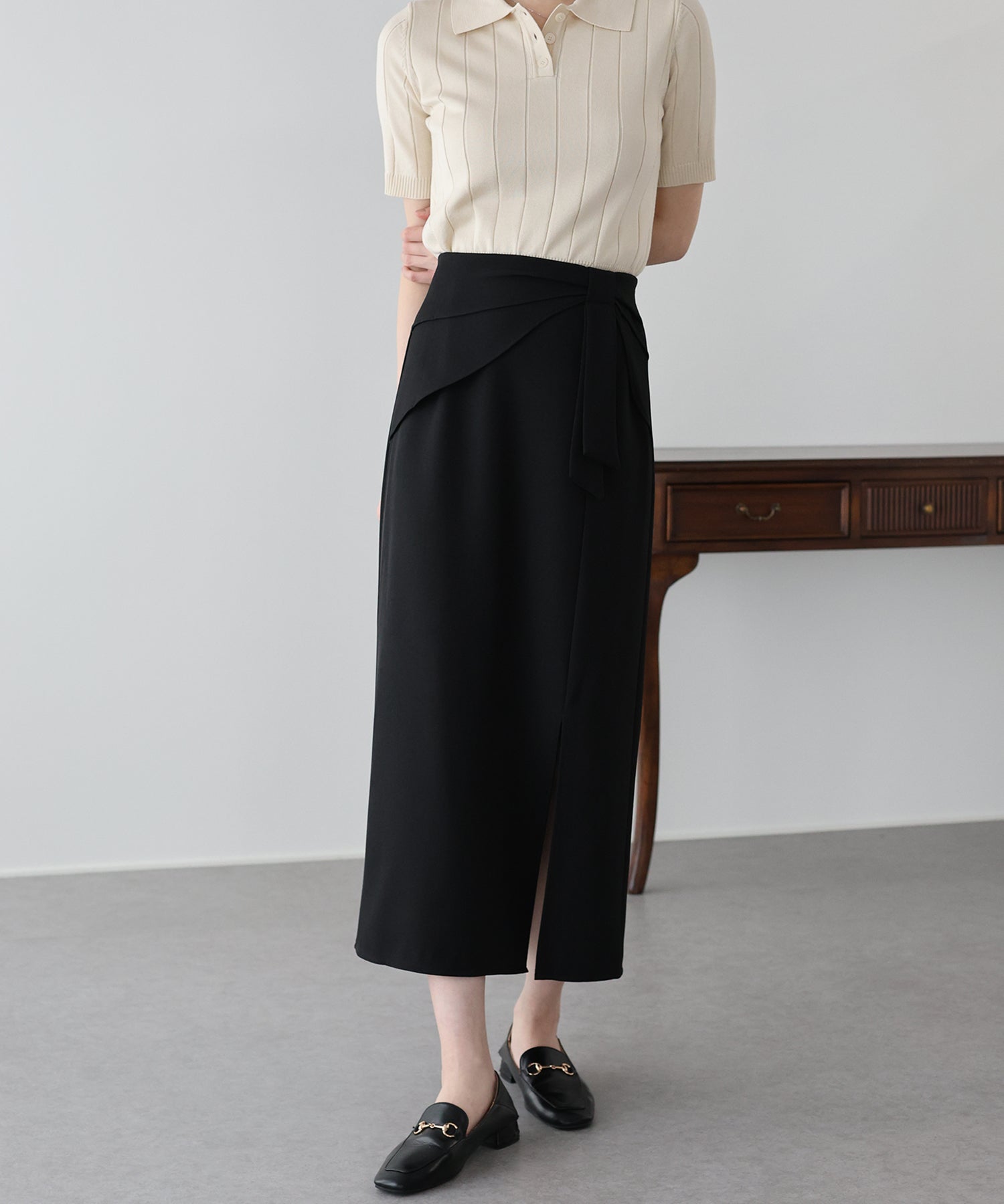 <JP> OL上班推薦！Lovely Bowknot Skirt * 3色入 <預購>