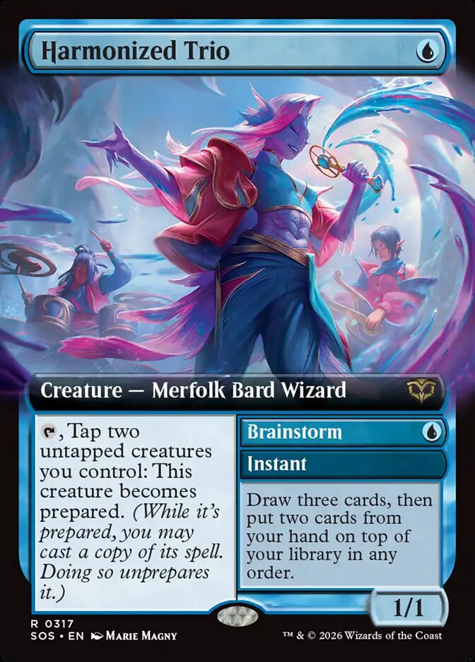 [EN] [Foil] Harmonized Trio // Brainstorm [SOS-317] R