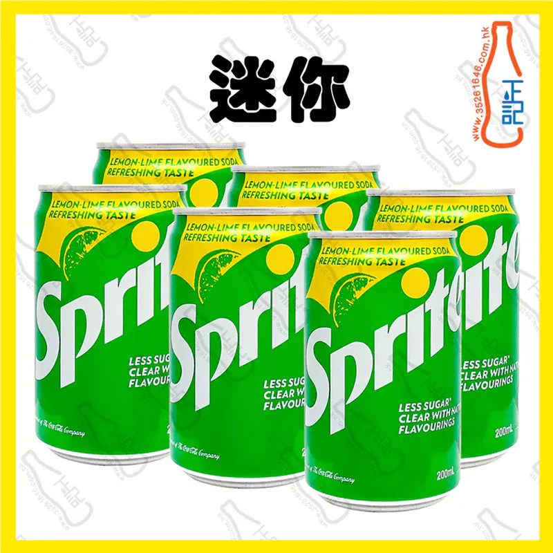 ==((迷你))雪碧 200ml x 6罐 /份