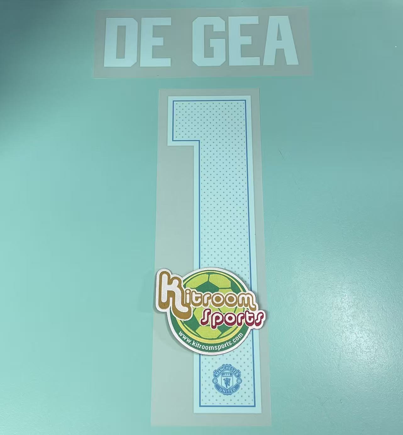 2018-19 Manchester United GK UCL Nameset #1 DE GEA