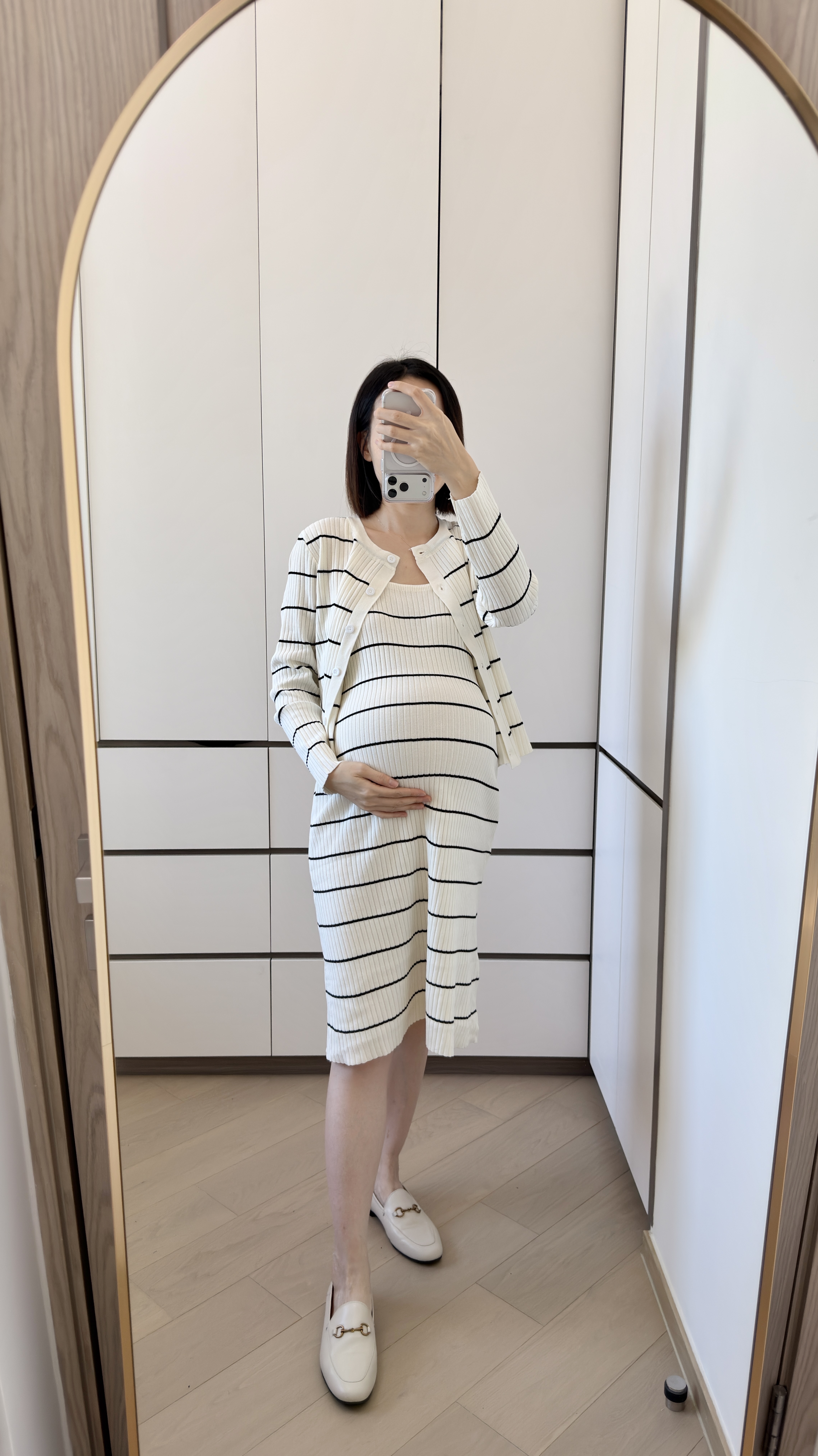 THE ÉLISE STRIPED KNIT SET